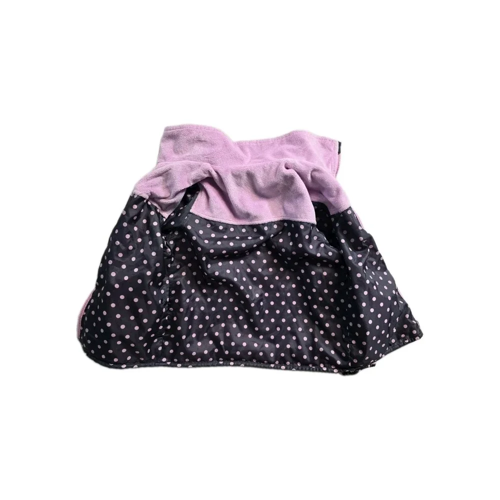 Oshkosh B'gosh Girls 5 Fleece Revirsable Jacket Pink Gray